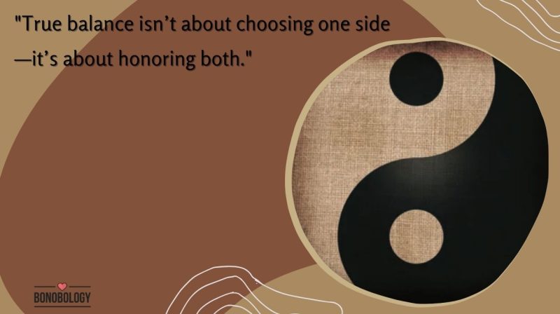 Yin and Yang balancing our personalities