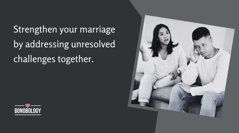 best way to protect a marriage with unresolved issues