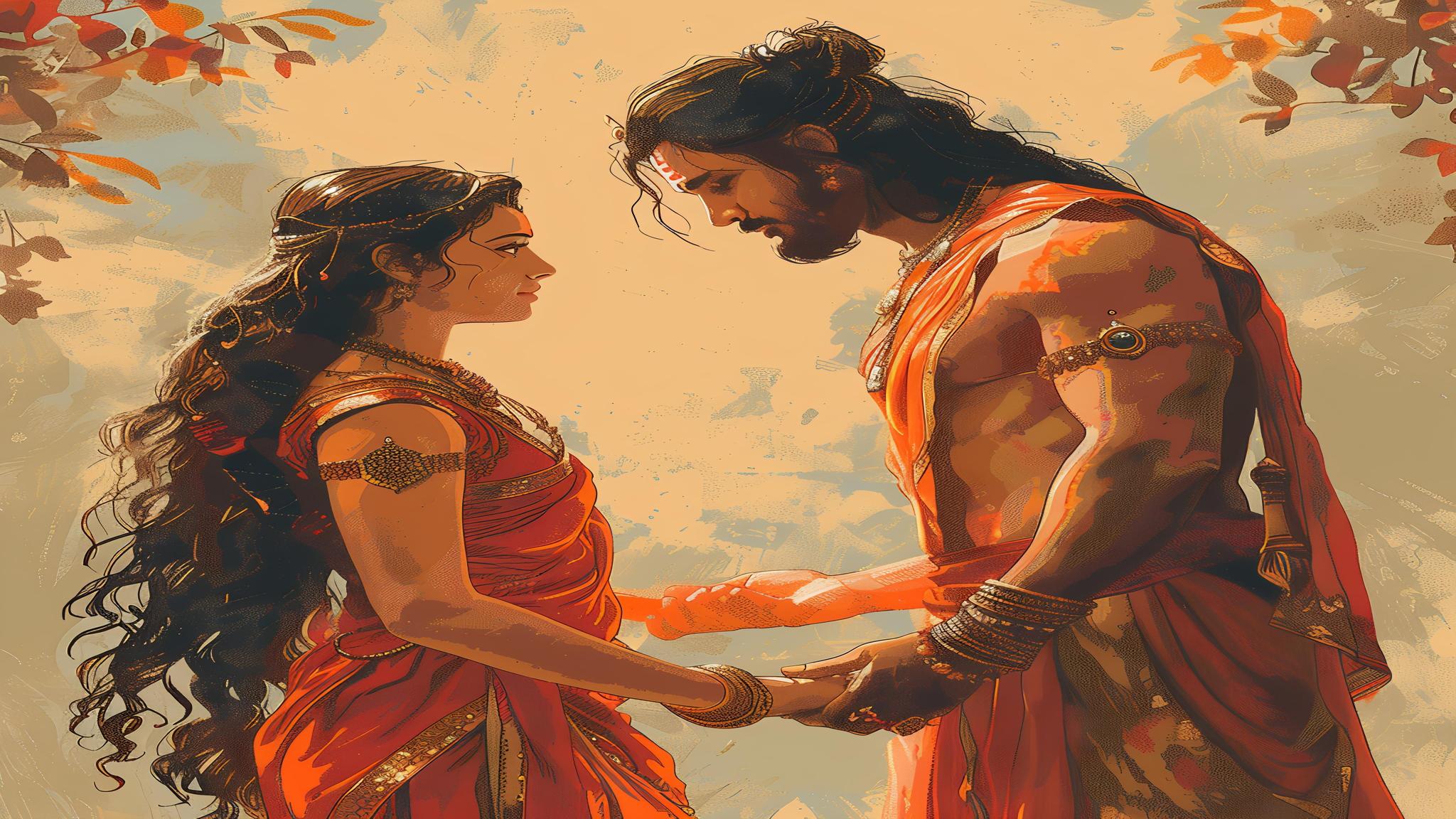 Mahabharata has always referred to the love of Draupadi for Arjun