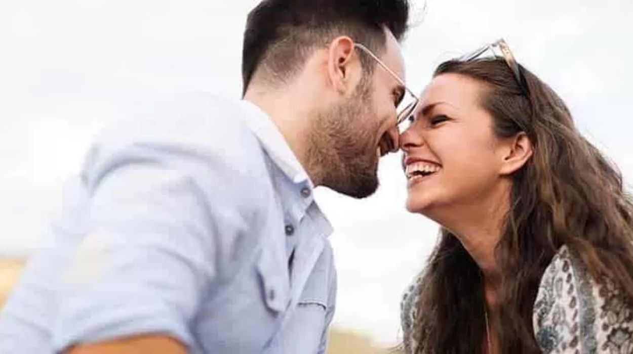 Couple enjoying precious moments