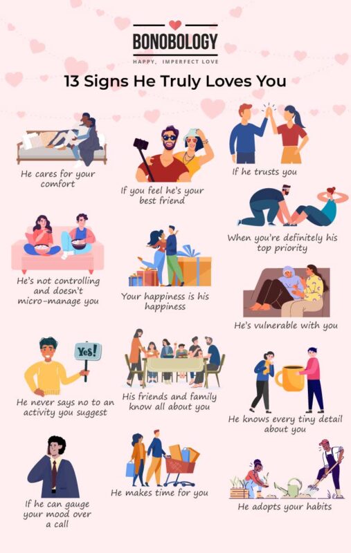 12 Signs Of True Love From A Man 