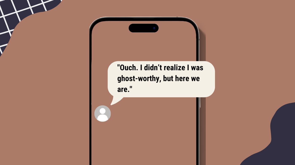 Best text response to ghosting