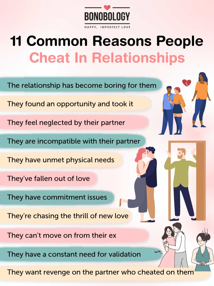 11 Common Reasons People Cheat In Relationships