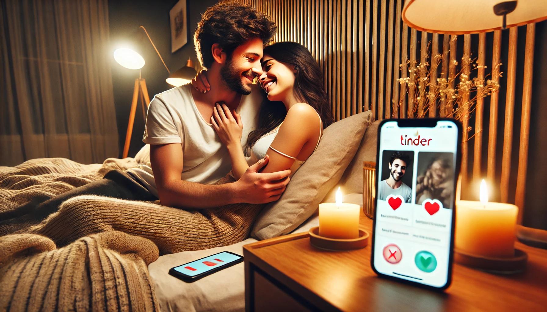 Finding love in the digital age sparked by a swipe on Tinder